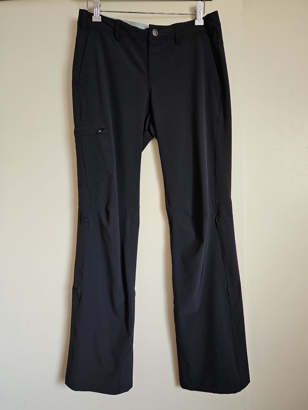 REI Dark Gray Outdoor Cargo Pants Low-Rise Straight Leg Size 4